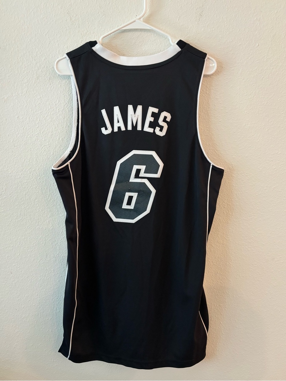 Black LeBron James #6 Basketball Jersey